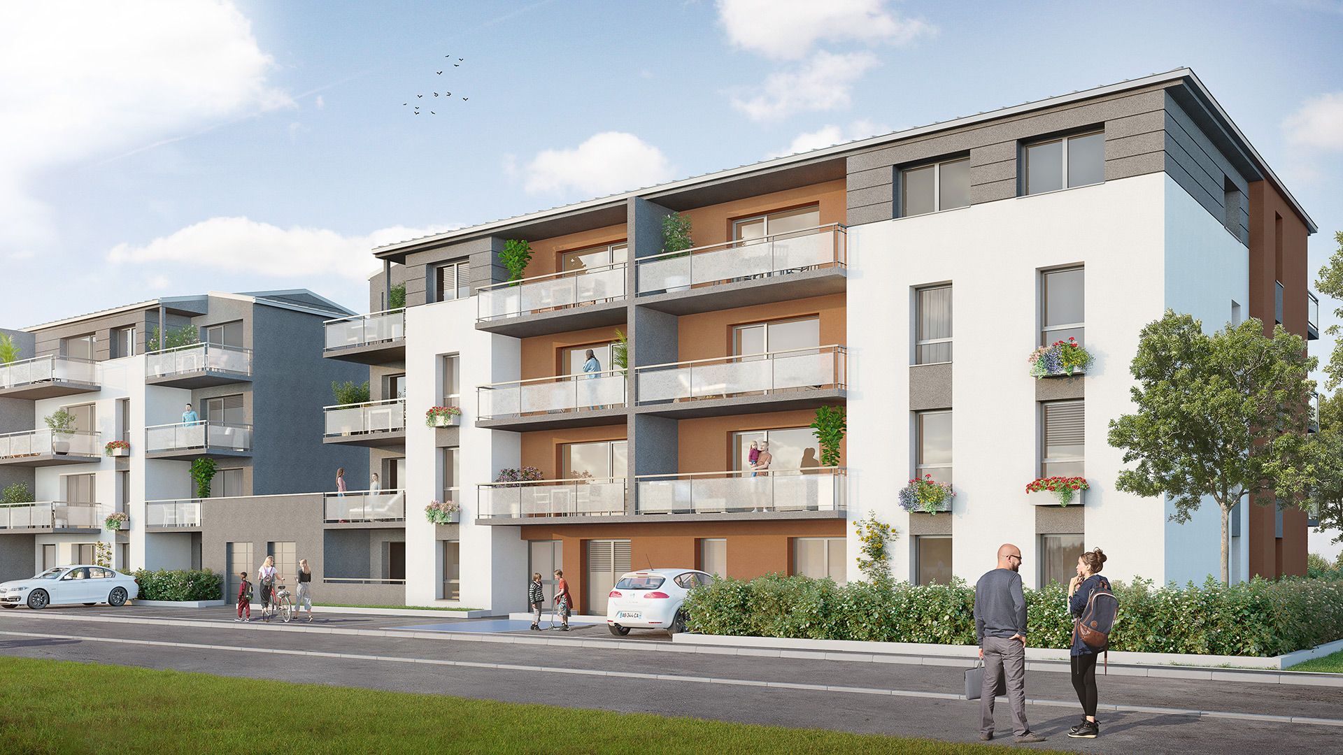 Concept Immobilier - Les Jardins d'Agathe - Appartements neufs à Florange - Vue extérieure