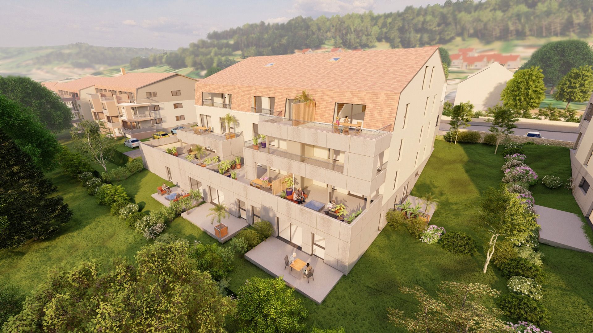 Concept Immobilier - Route de Ranguevaux - Appartements neufs à Fameck - Vue extérieure