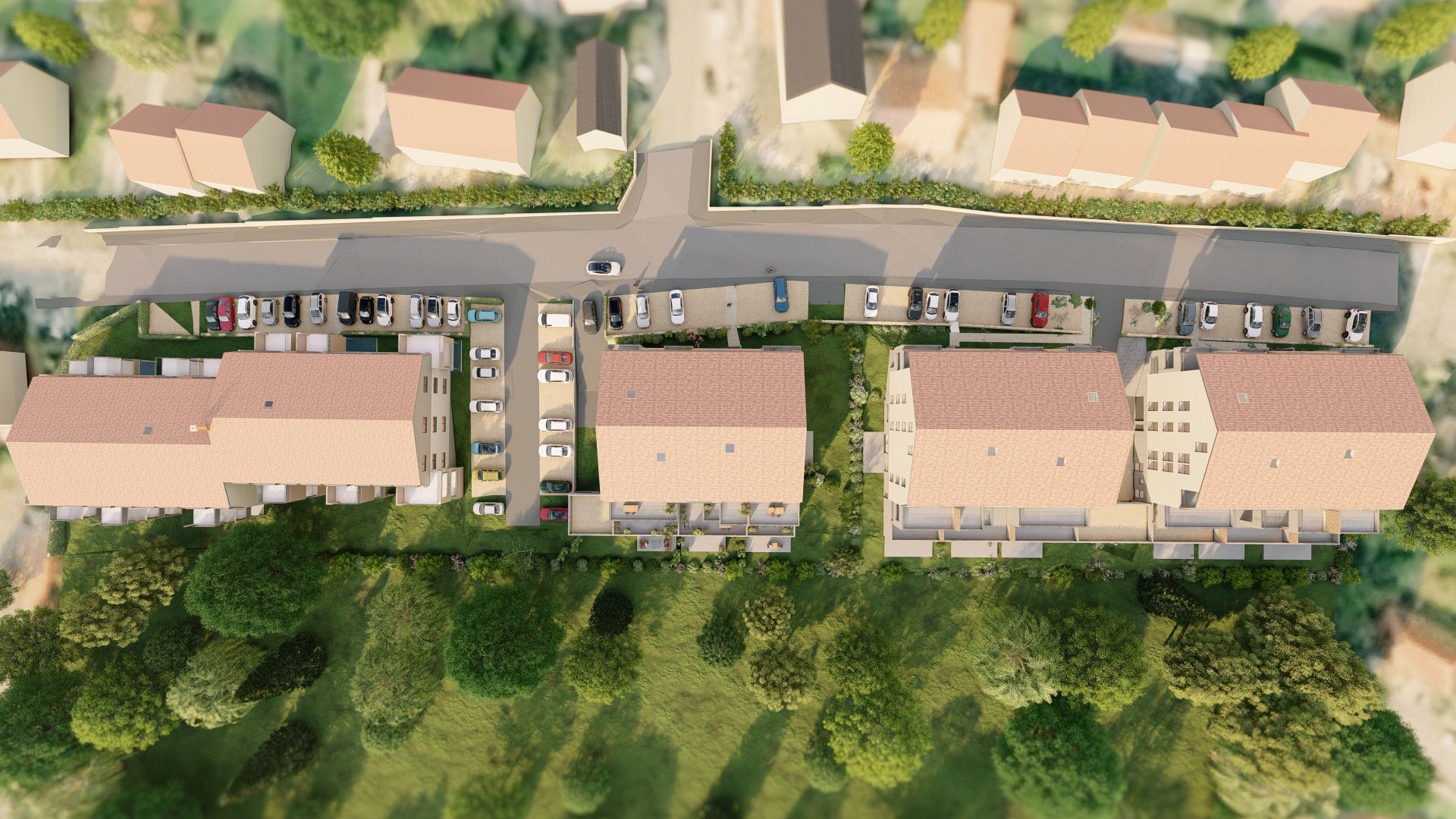 Concept Immobilier - Route de Ranguevaux - Appartements neufs à Fameck - Plan de masse