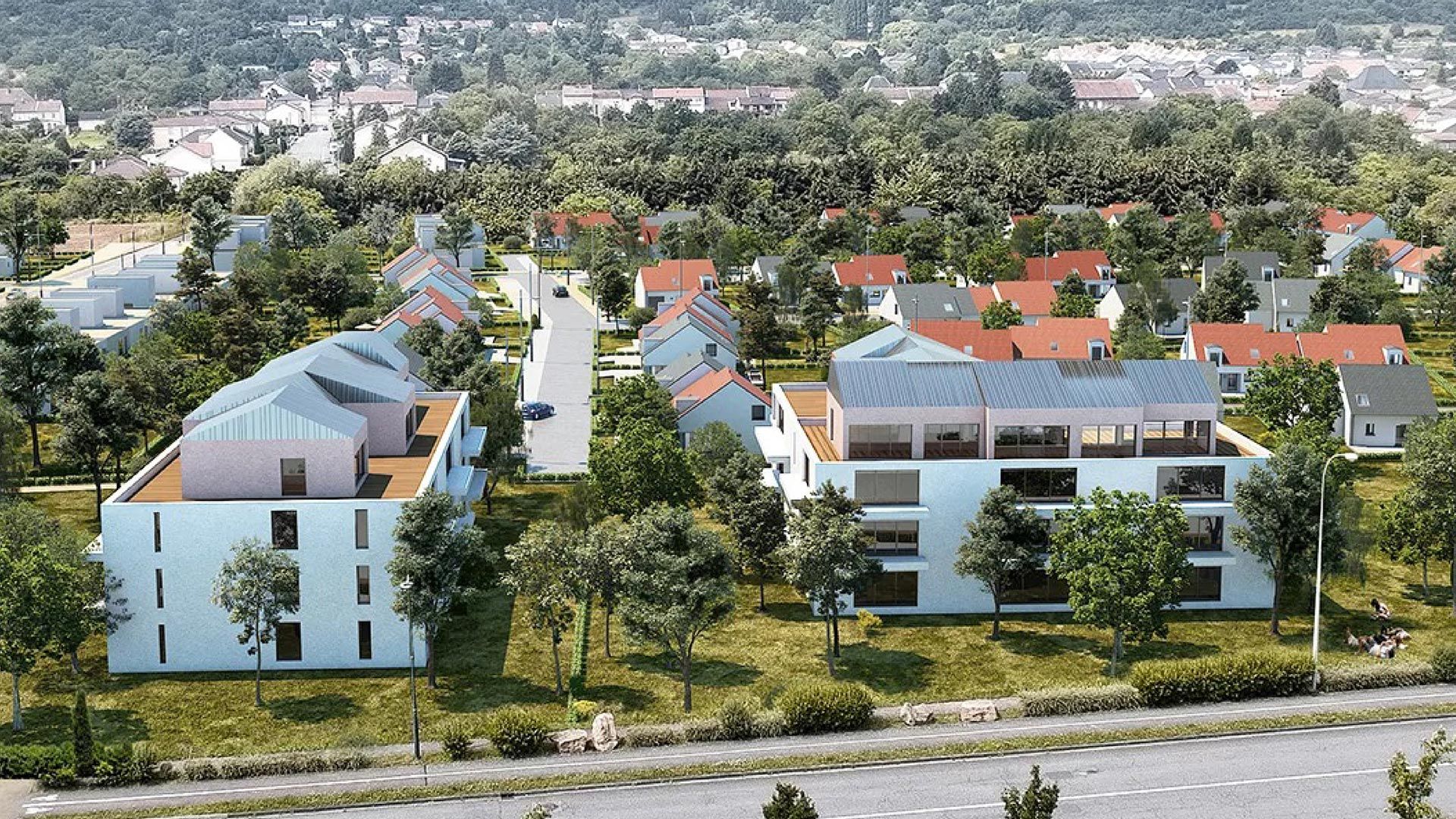 Concept Immobilier - ZAC de la Feltière - Terrains à bâtir à Fameck - Vue extérieure