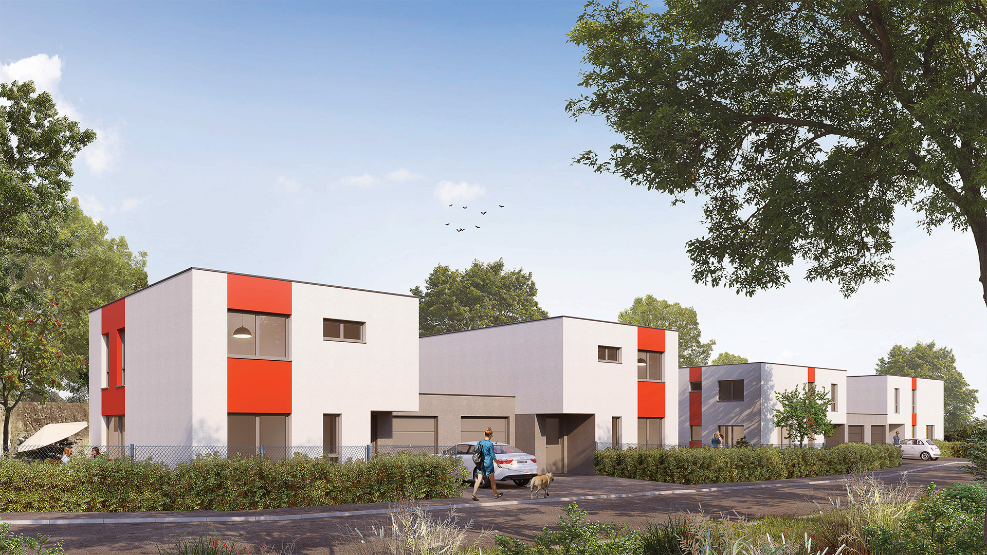 Concept Immobilier - Les Pavillons de Celestia - Maisons neuves à Clouange - Vue extérieure