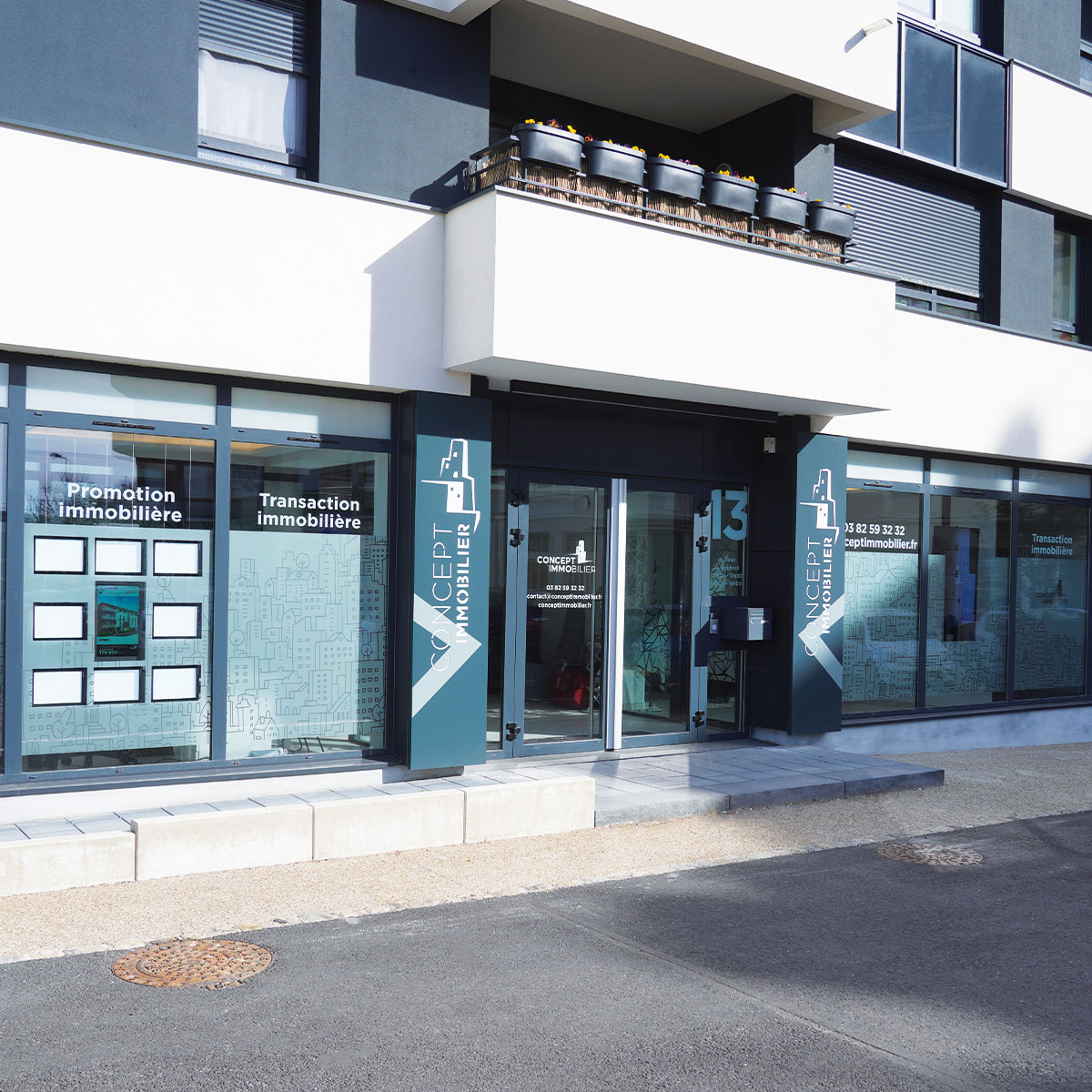 Façade de l'agence de Thionville